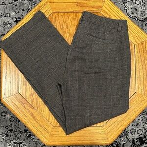 *G.H. BASS & CO* Charcoal Plaid Heritage Fit Trouser Pants Size 10